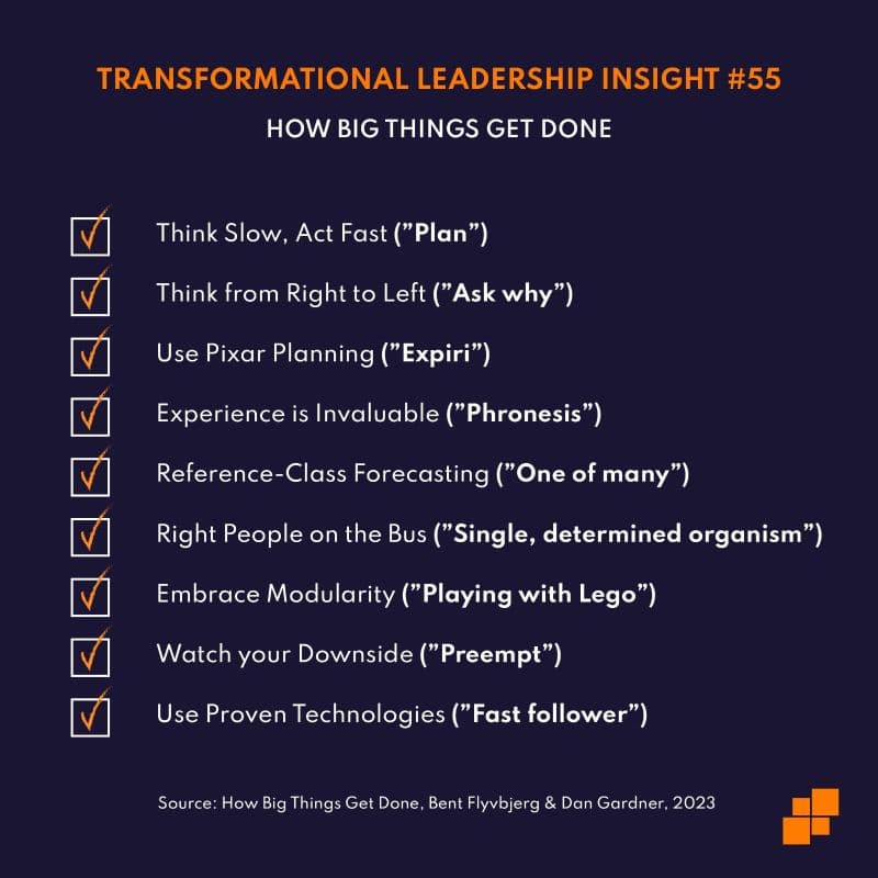 How big things get done