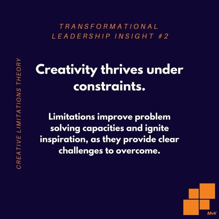 Creativity Thrives Under Contraints